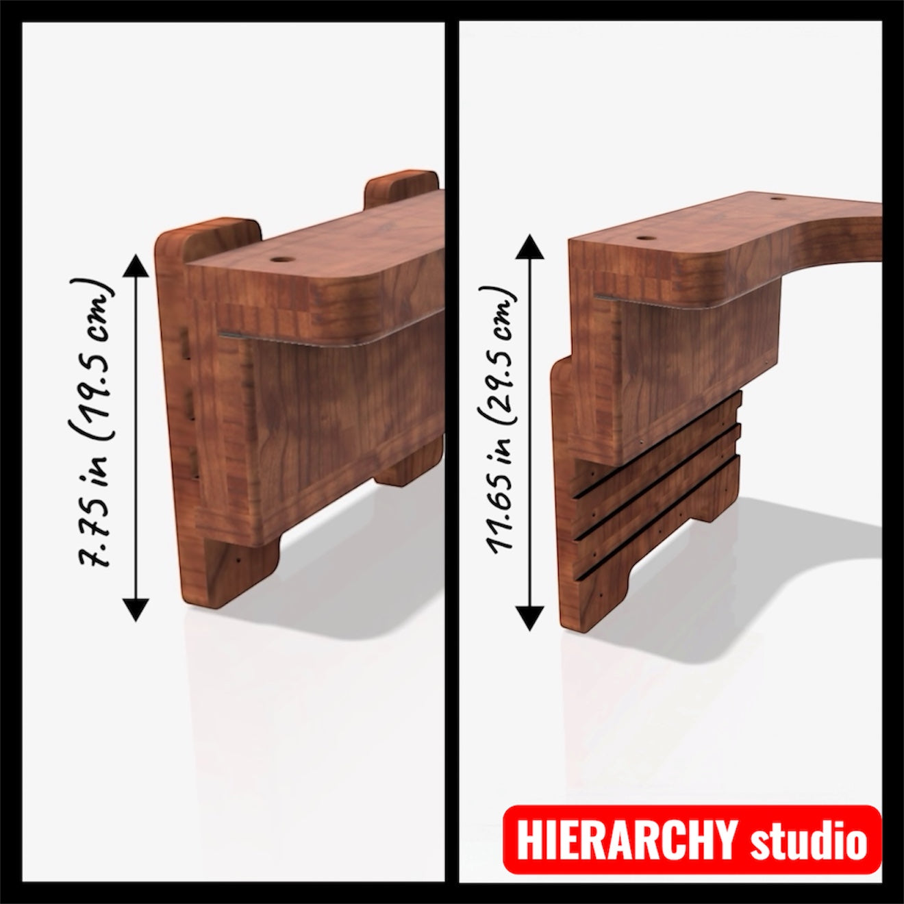 Facesitting Stool  | Removable Top Panel | Adjustable Height | 15.7 in (40 cm)