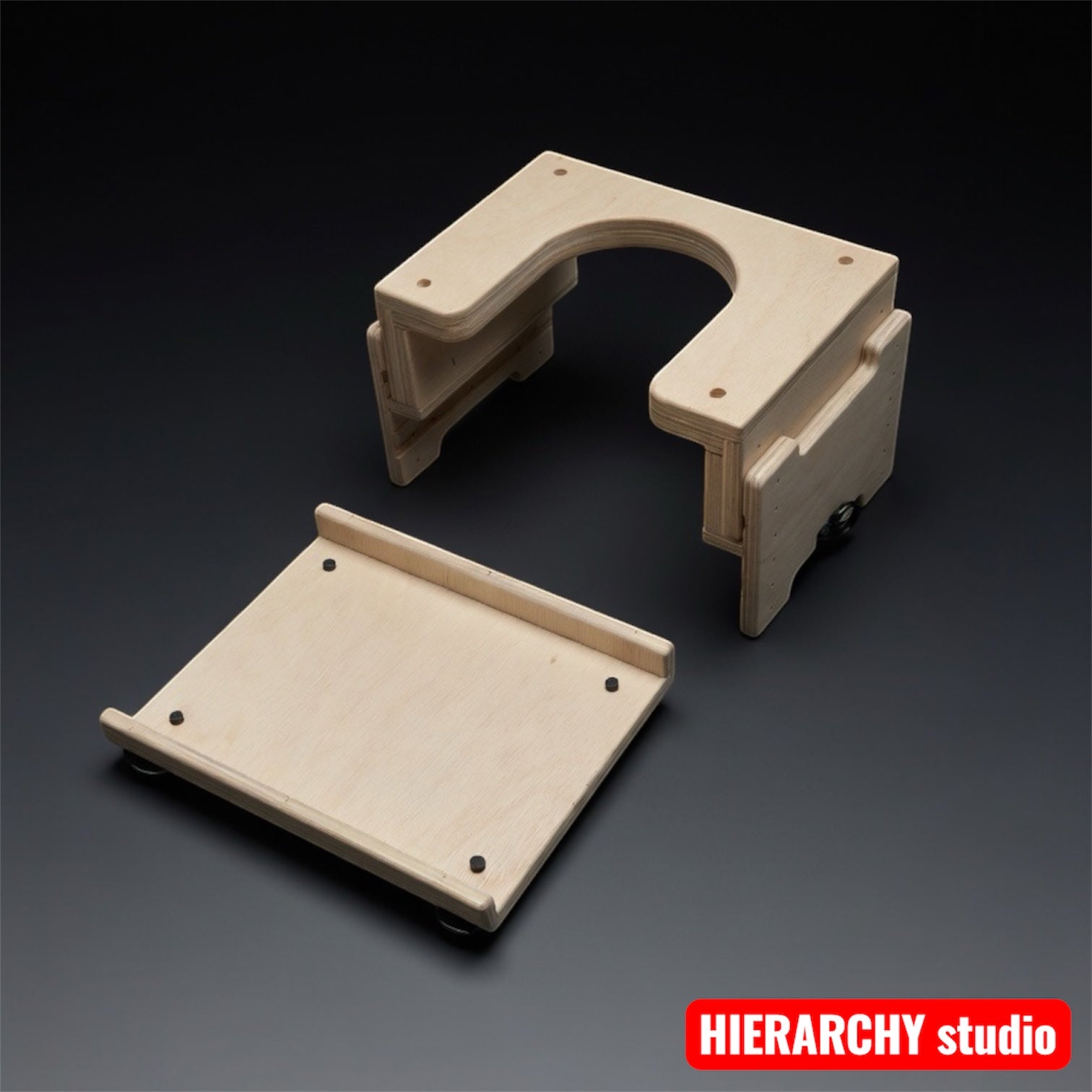 Facesitting Stool  | Removable Top Panel | Adjustable Height | 15.7 in (40 cm)