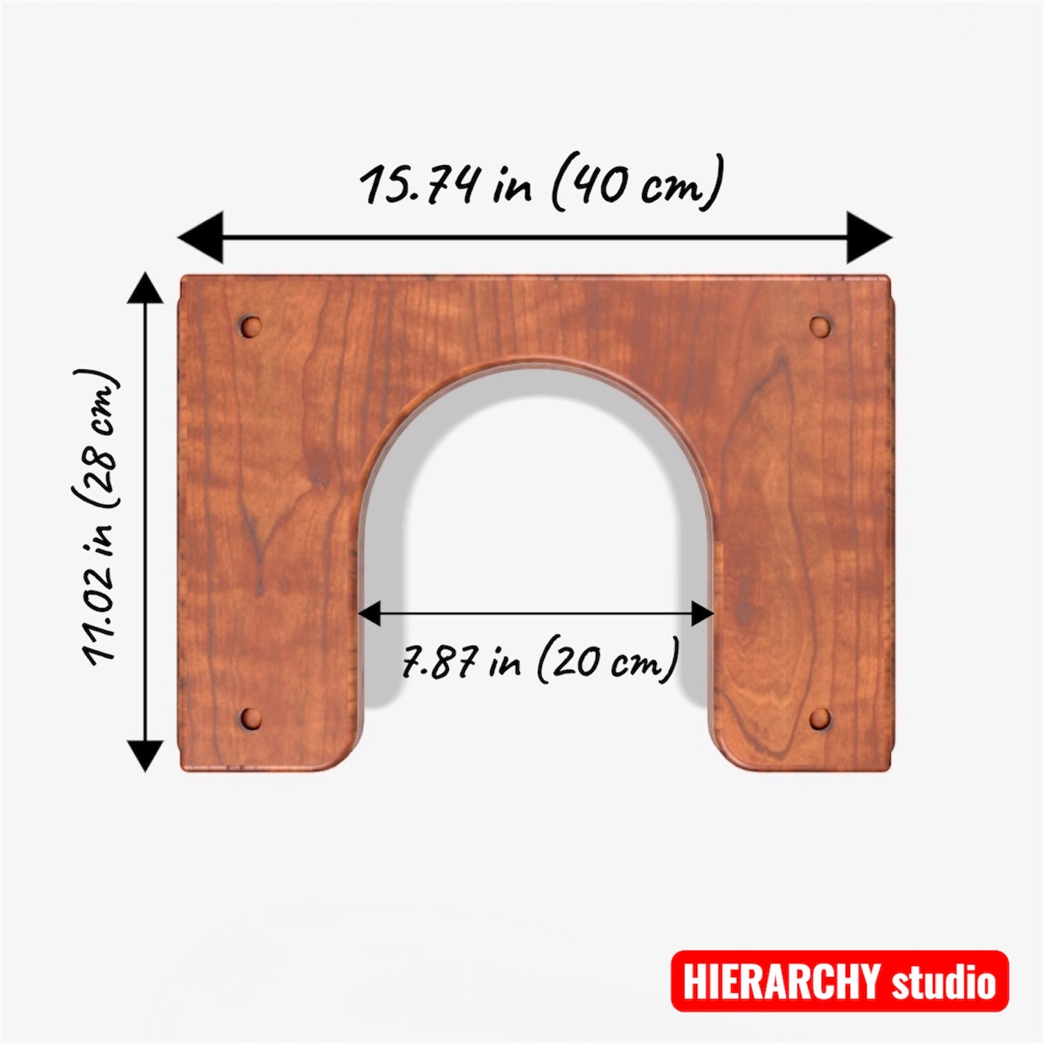 Facesitting Stool  | Removable Top Panel | Adjustable Height | 15.7 in (40 cm)