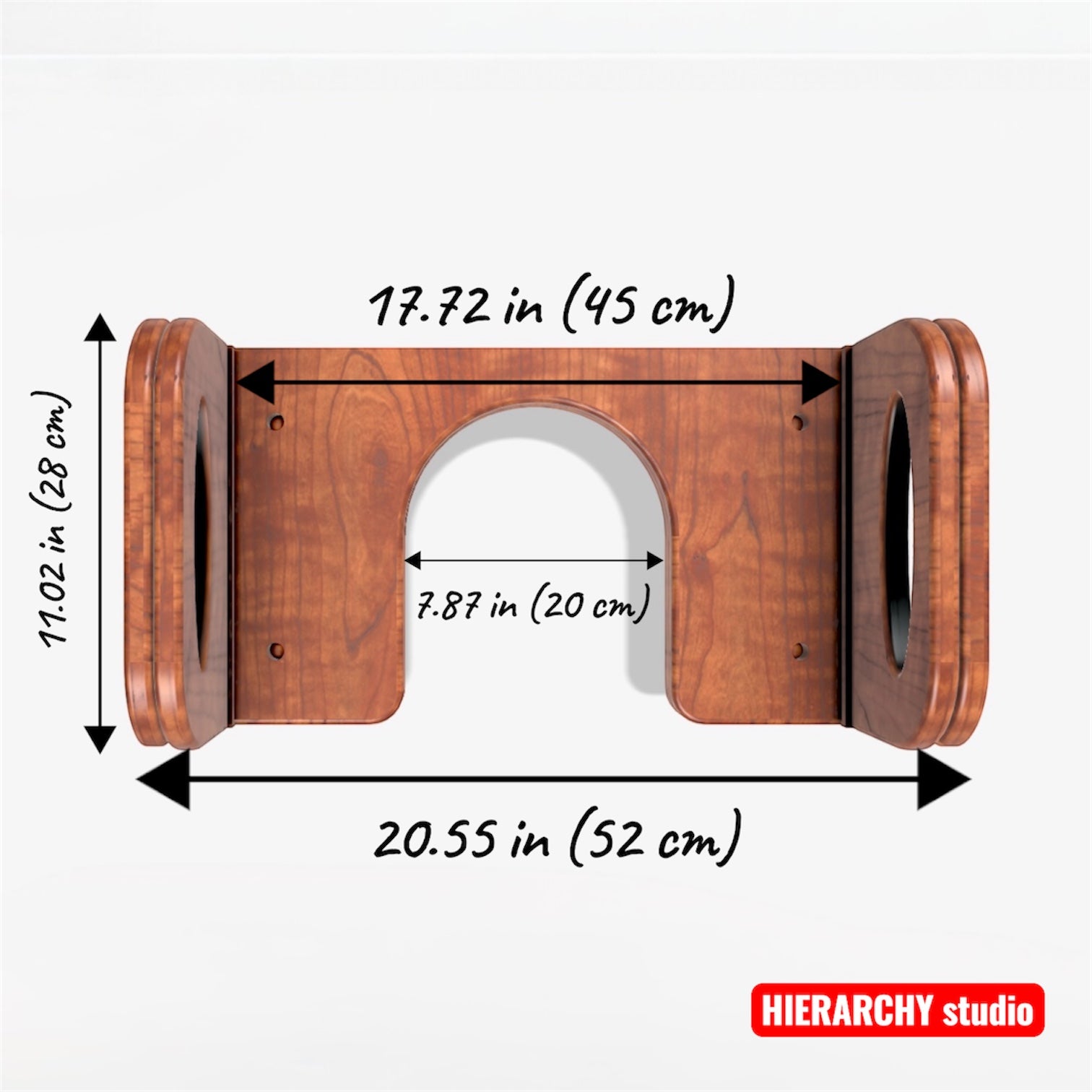 Facesitting Chair | Removable Top Panel | Adjustable Height | 17.7 in (45 cm)