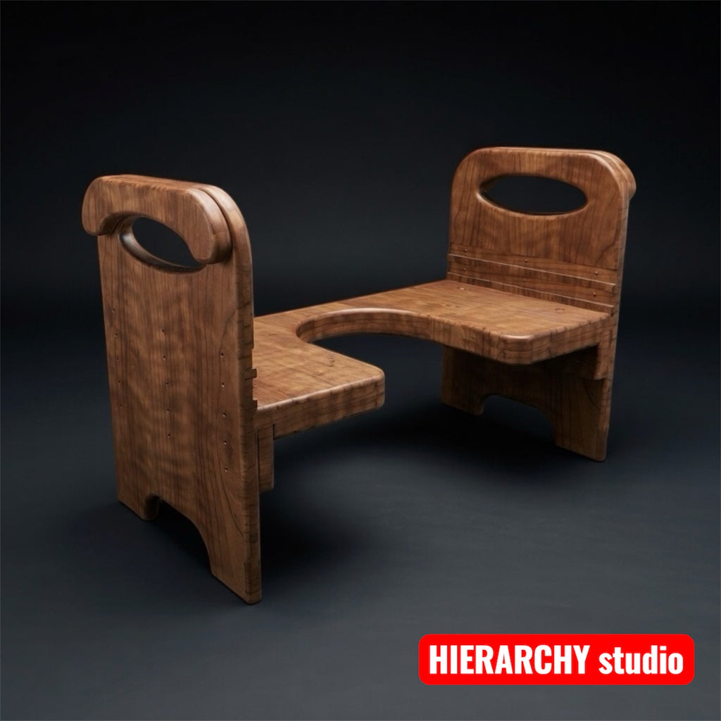 Gesichtssitzstuhl | Höhenverstellbar | Abnehmbare Sitzfläche | 55 cm (21,6 Zoll)