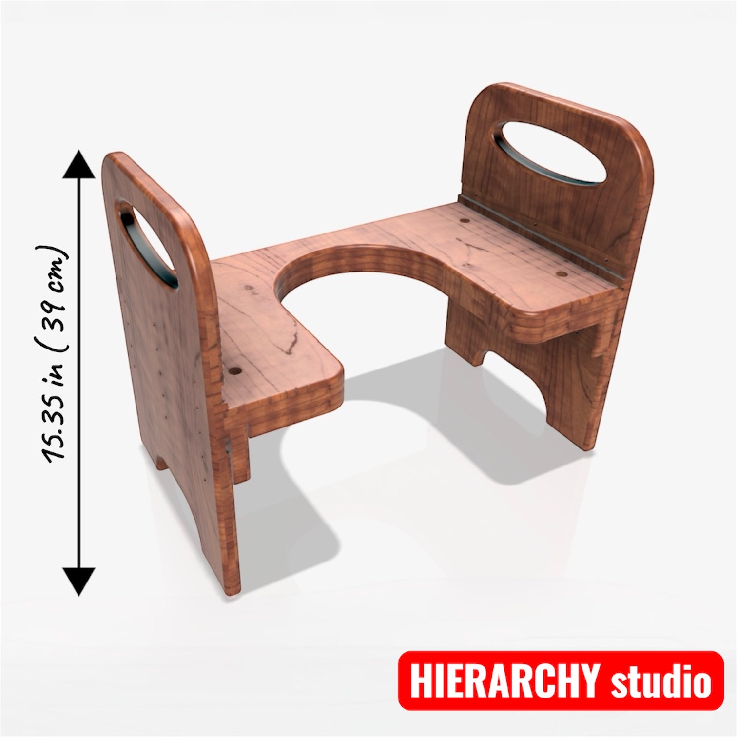 Facesitting Chair | Adjustable Height | 17.7 in (45 cm)