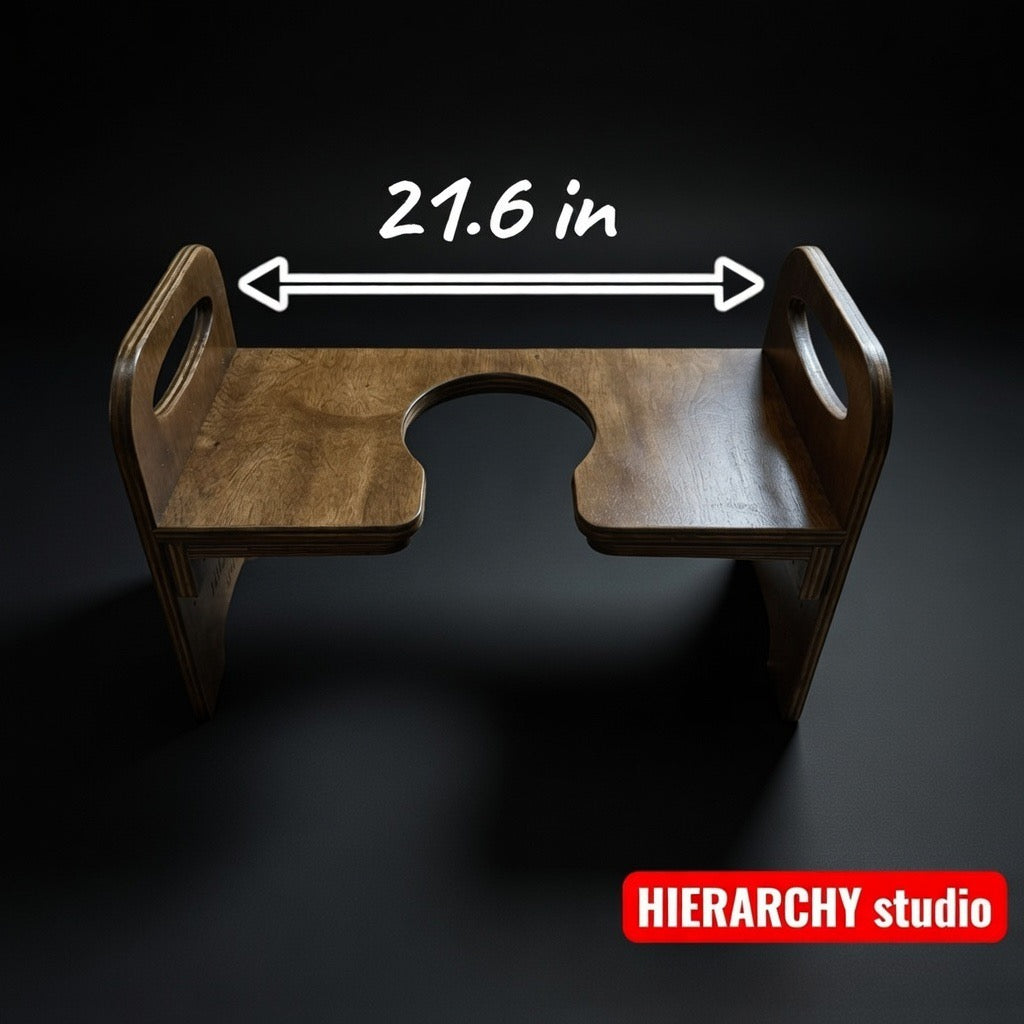 Gesichtssitzstuhl | Höhenverstellbar | 55 cm (21,6 Zoll)