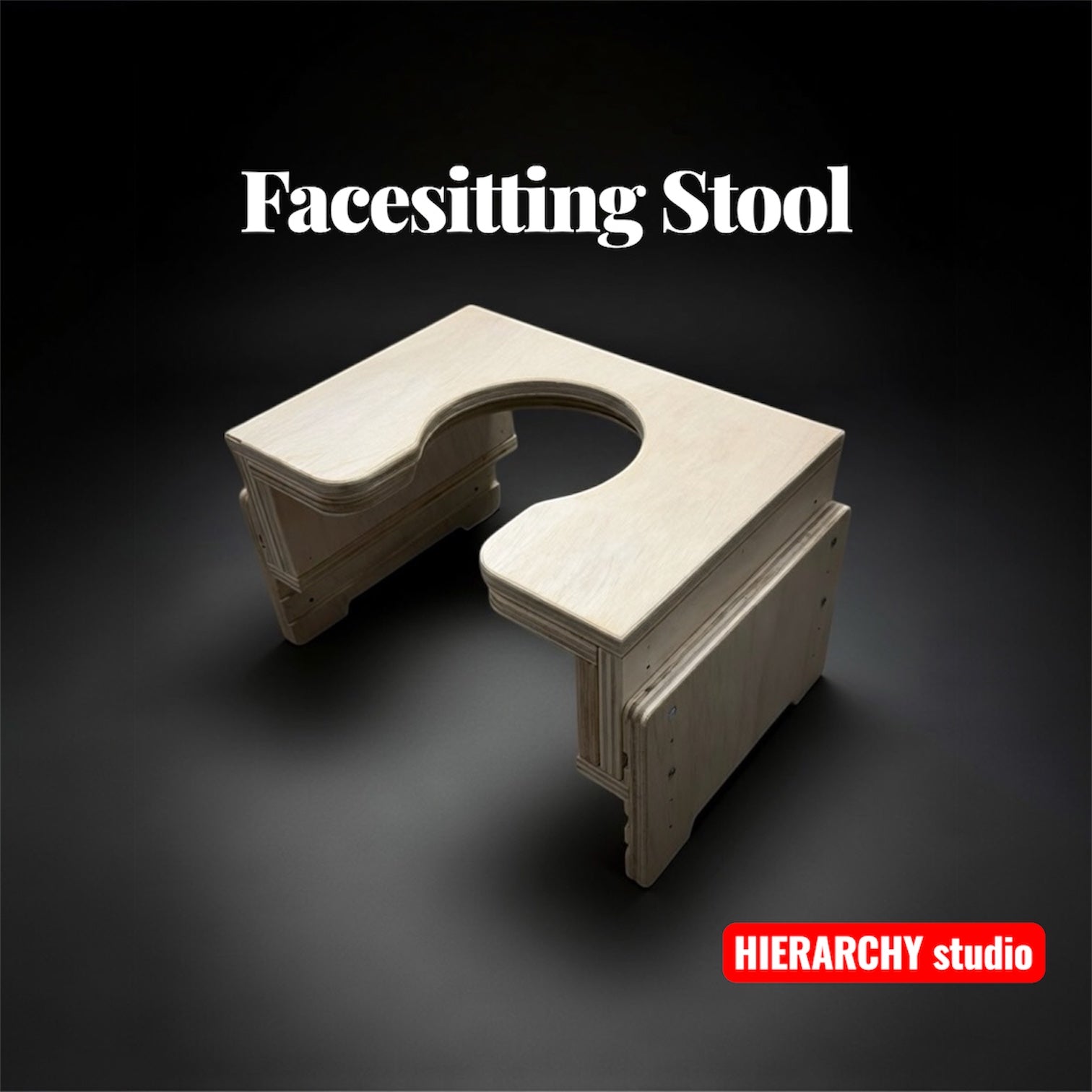 Facesitting Stool  | Adjustable Height | 15.7 in (40 cm)