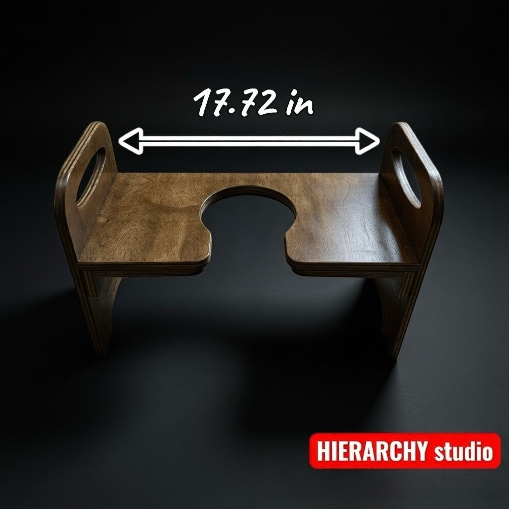 Gesichtssitzstuhl | Höhenverstellbar | 45 cm (17,7 Zoll)