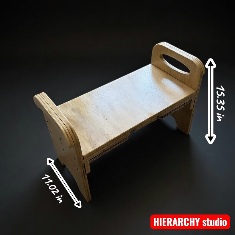 Facesitting Chair | Adjustable Height | Removable Top Panel | 21.6 in (55 cm)