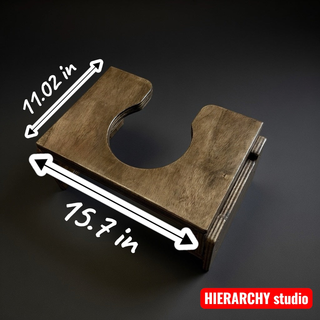 Facesitting Stool  | Adjustable Height | 15.7 in (40 cm)