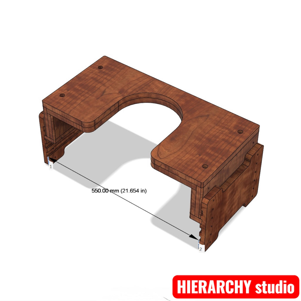 Comfortable Facesitting stool | Removable Top Panel | Adjustable Height |  21.6 in (55 cm)