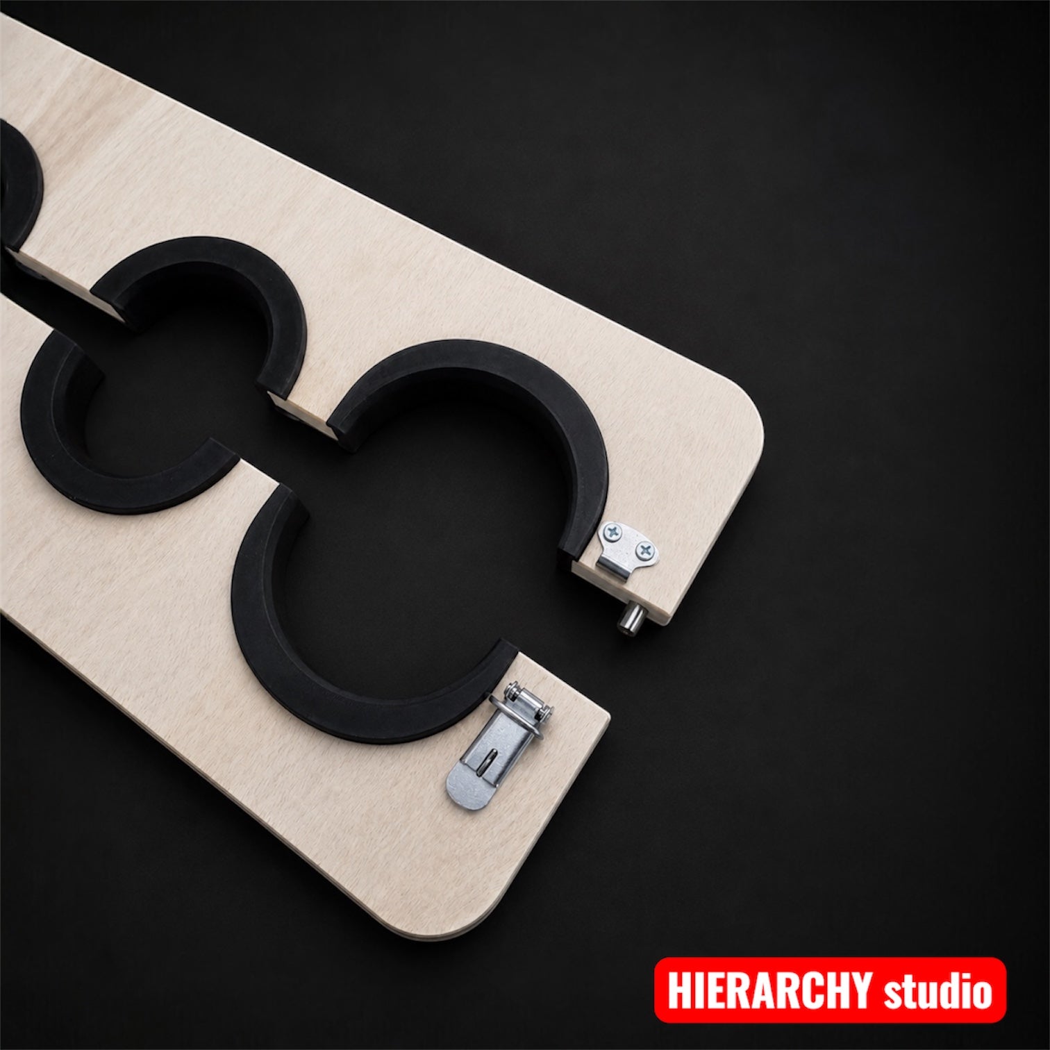 Wooden Restraint Board for Wrists & Ankles with Interchangeable Inserts