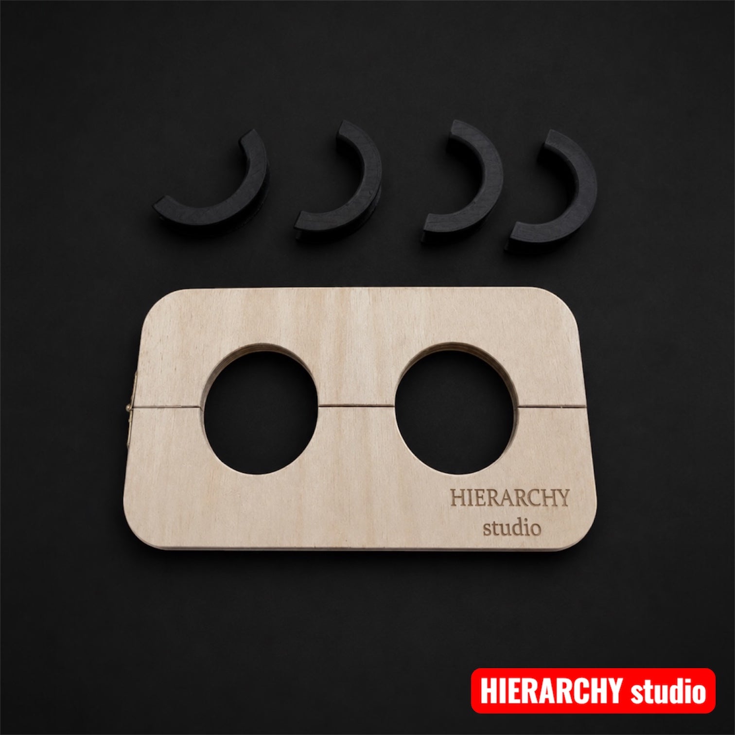 Wooden Wrist Restraint Board with Interchangeable Inserts