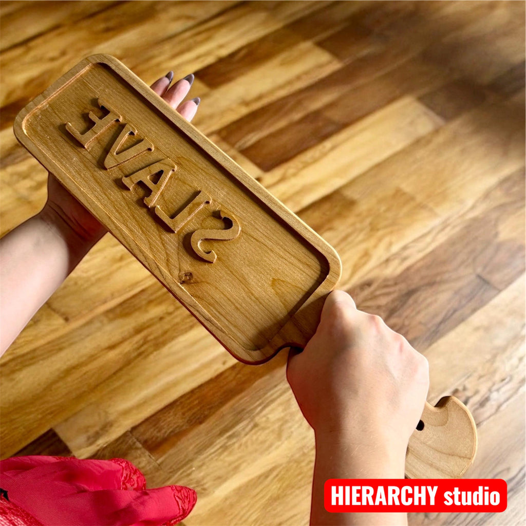 Solid Hardwood Paddle for Impact Play